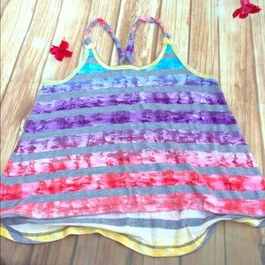 KYUT girls XL (size 12/14) rainbow 🌈 tank!